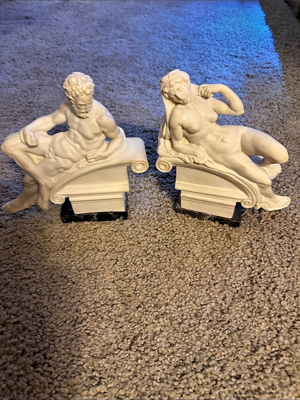 A. Santini Michelangelo's Night and Day Bookends
